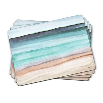Coastal Shore Placemats, Set of 4