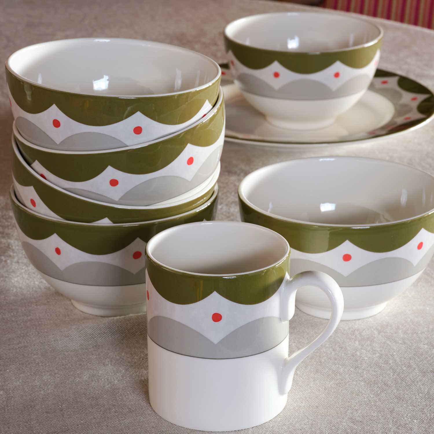 Spode Kit Kemp Geo Mug