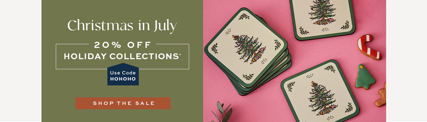 Christmas in July Sale - Use code HOHOHO to save 20% on select holiday collections on haustopia.com
