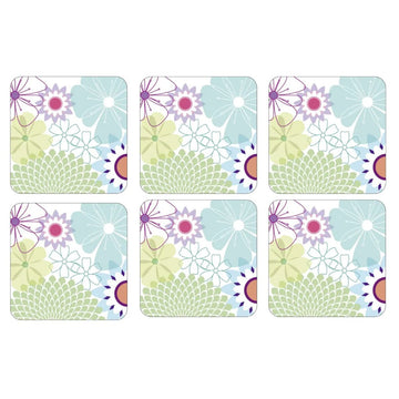 Crazy Daisy Coasters, Set of 6