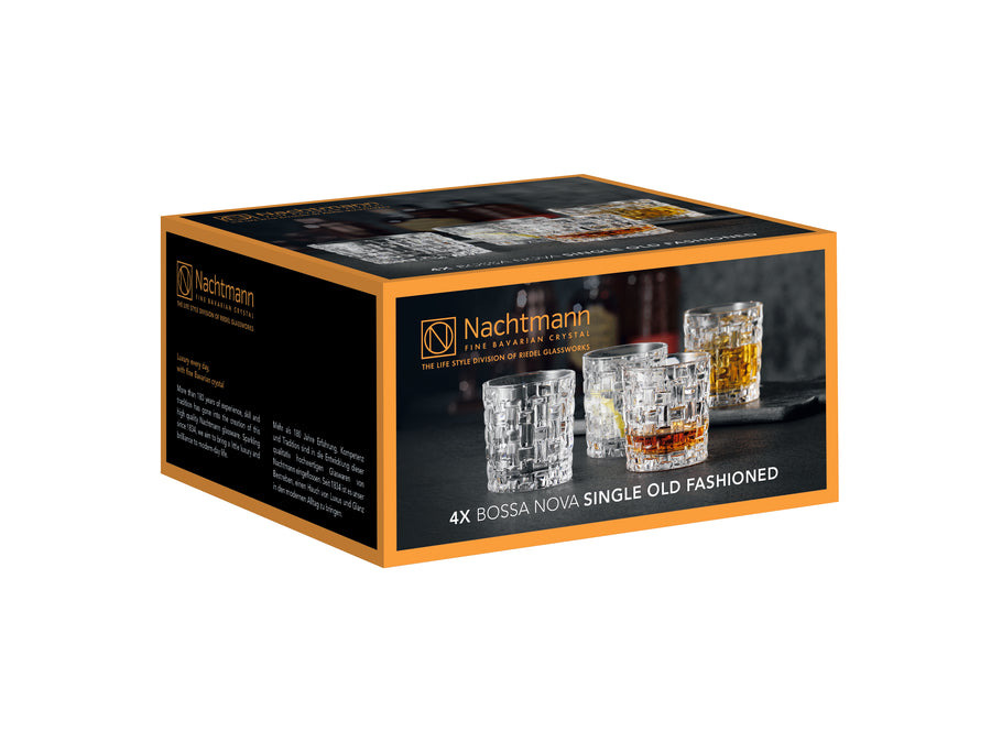 Nachtmann Bossa Nova Single Old Fashioned Glass, Set of 4