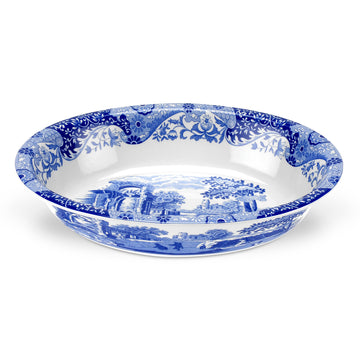 Spode Blue Italian  Oval Rim Dish 12.5