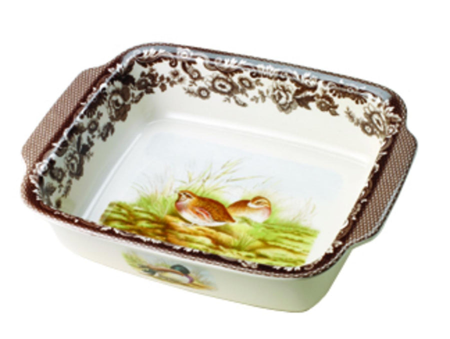 Spode Woodland Rectangular Handled Dish