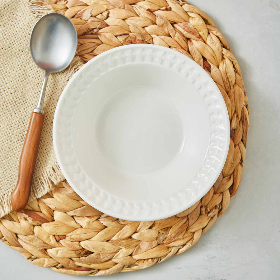 Portmeirion Botanic Garden Harmony White Cereal Bowl, Set of 4