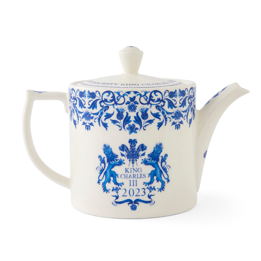 Spode King Charles III Coronation Commemorative Teapot