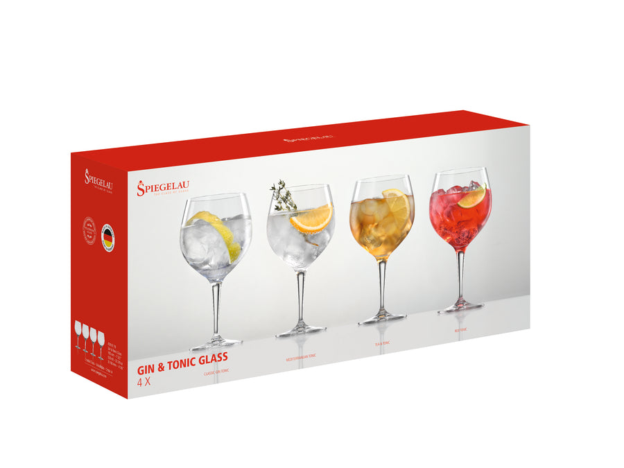 Spiegelau Gin & Tonic Glass Set of 4