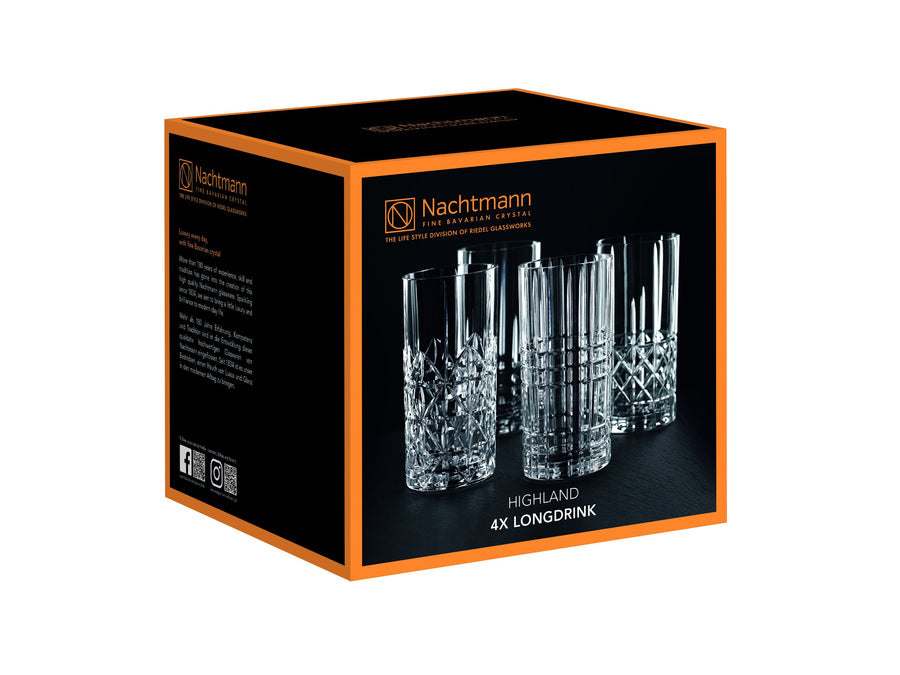 Nachtmann Highland Longdrink Tumbler, Set of 4