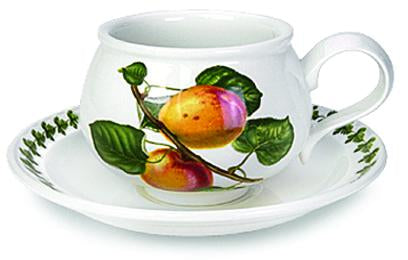 Portmeirion Pomona Tea Saucers,  Set of 6