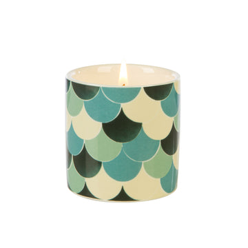 Wax Lyrical Fired Earth Wax Filled Small Candle, Green Tea & Bergamot
