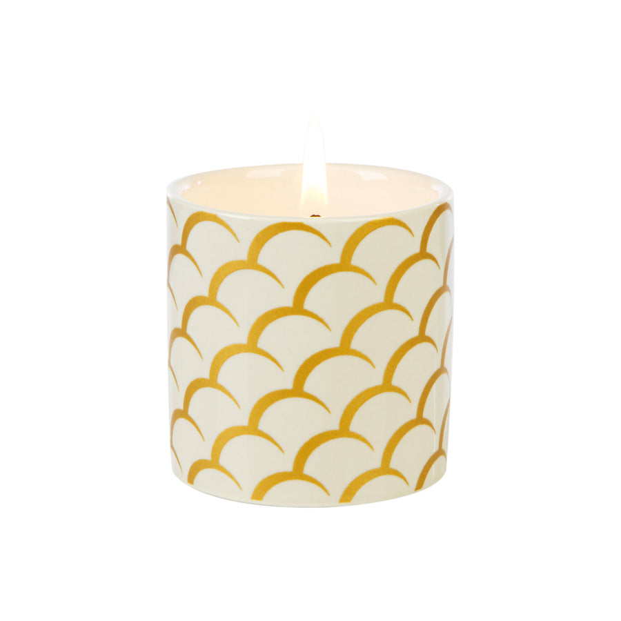 Wax Lyrical Fired Earth Wax Filled Small Candle, White Tea & Pomegranate
