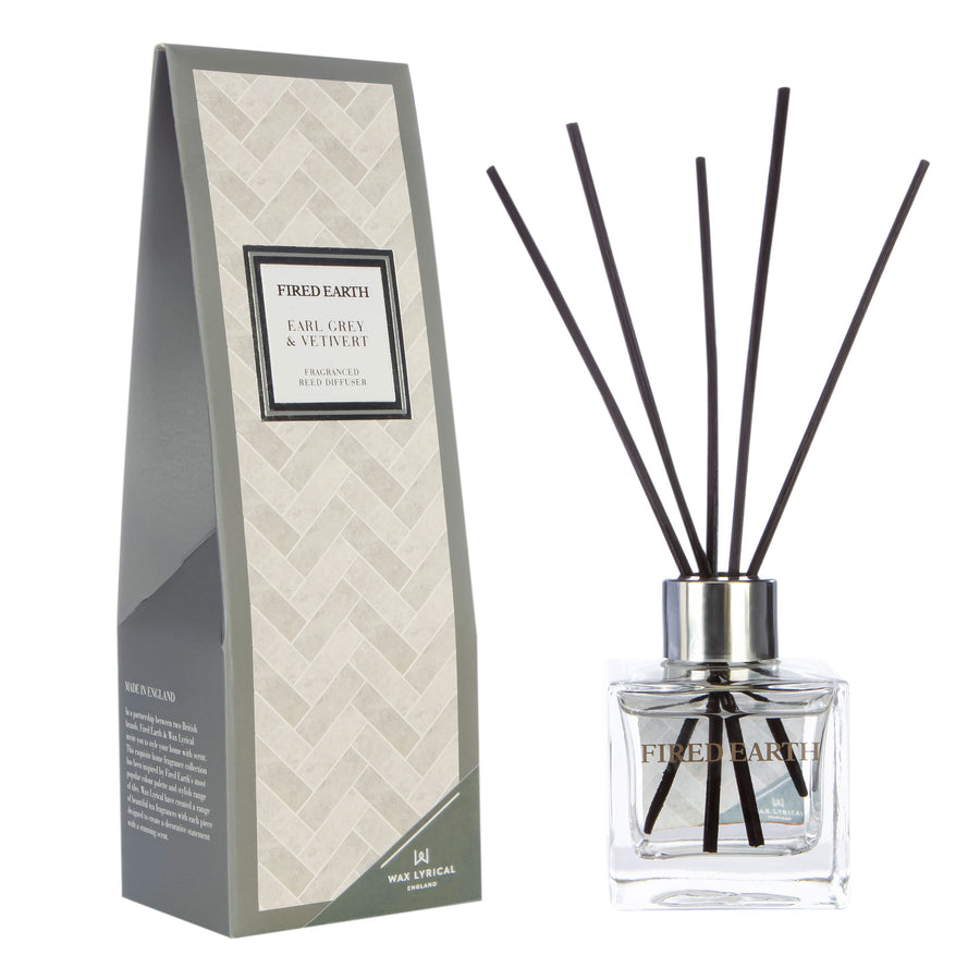 Wax Lyrical Fired Earth Room Diffuser 100mL, Earl Grey & Vetivert