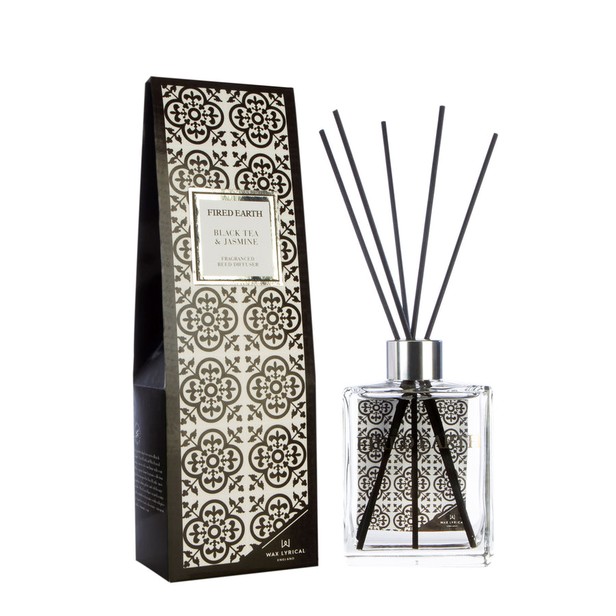 Wax Lyrical Fired Earth Room Diffuser, Black Tea & Jasmine