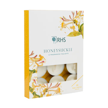 Wax Lyrical RHS Tealights Pk/12, Honeysuckle