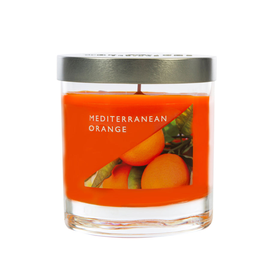 Wax Lyrical Made in England Large Wax Filled Jar, Mediterranean Orange