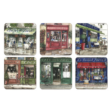 Pimpernel Café de Paris Coasters, Set of 6
