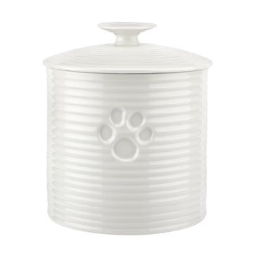 Portmeirion Sophie Conran White Pet Treat Jar 6.5