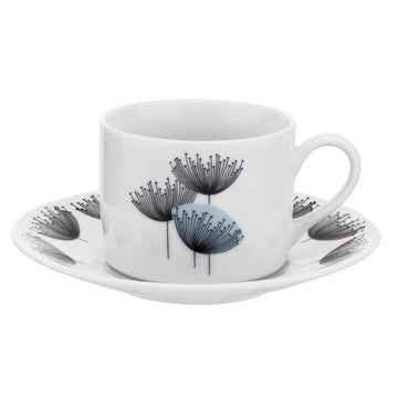 Portmeirion Dandelion Clock Teacup & Saucer 10oz