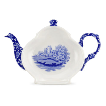Spode Blue Italian Teabag Tidy/Spoon Rest, Set of 4