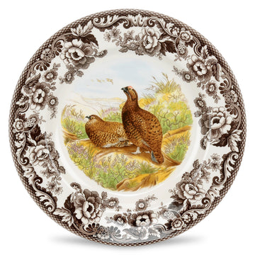 Spode Woodland Red Grouse Dinner Plate