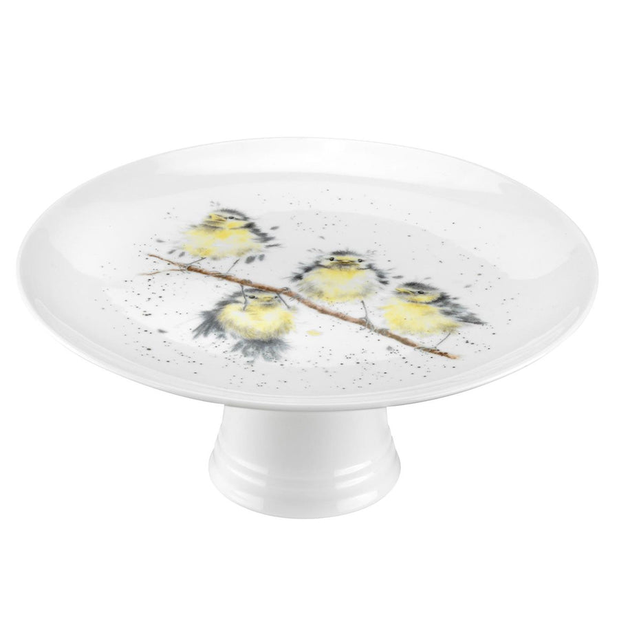 Royal Worcester Hannah Dale Wrendale DesignsFooted Cake Stand (Birds)