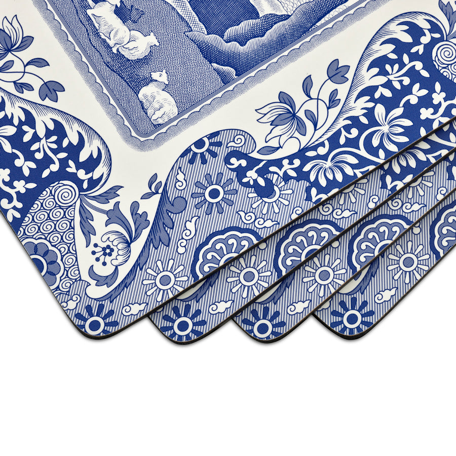 Pimpernel Blue Italian Placemats, Set of 4