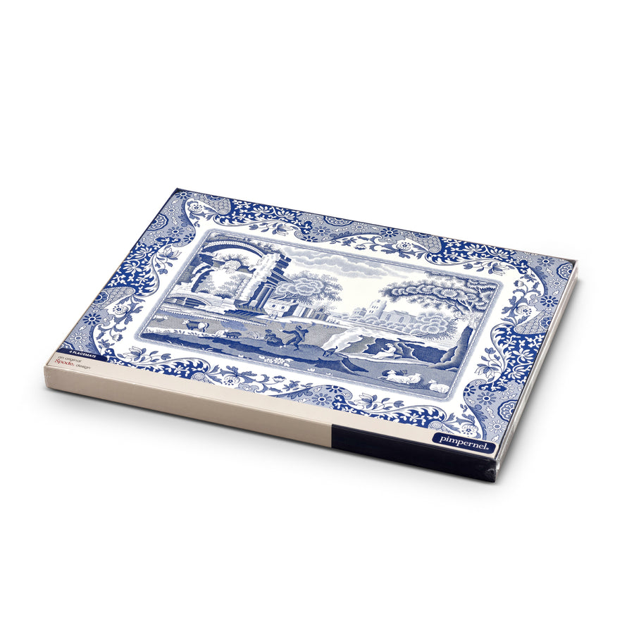 Pimpernel Blue Italian Placemats, Set of 4