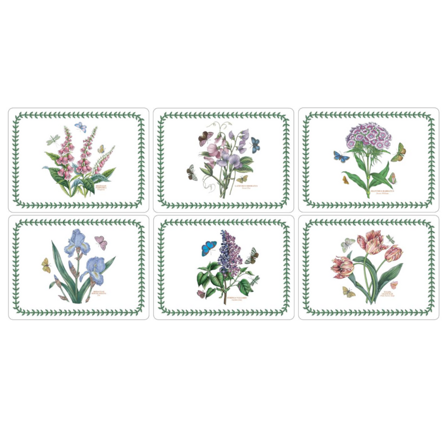Pimpernel Botanic Garden Luncheon Placemats, Set of 6 (12