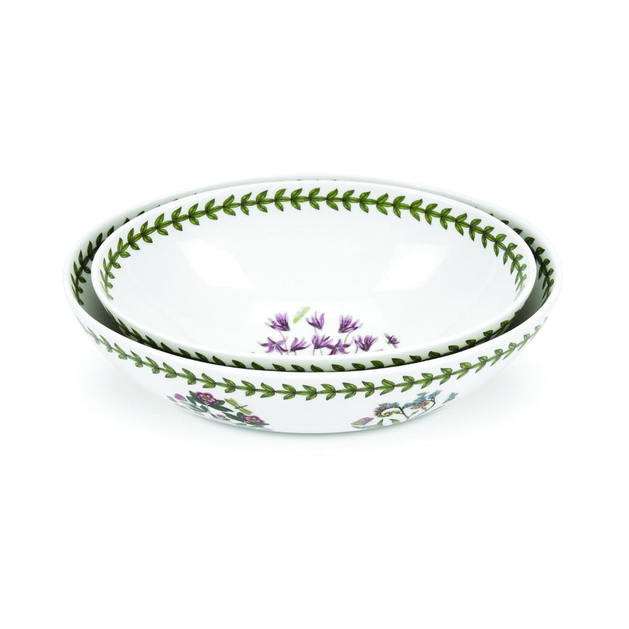 Portmeirion Botanic Garden Oval Nesting Bowls, Set of 2