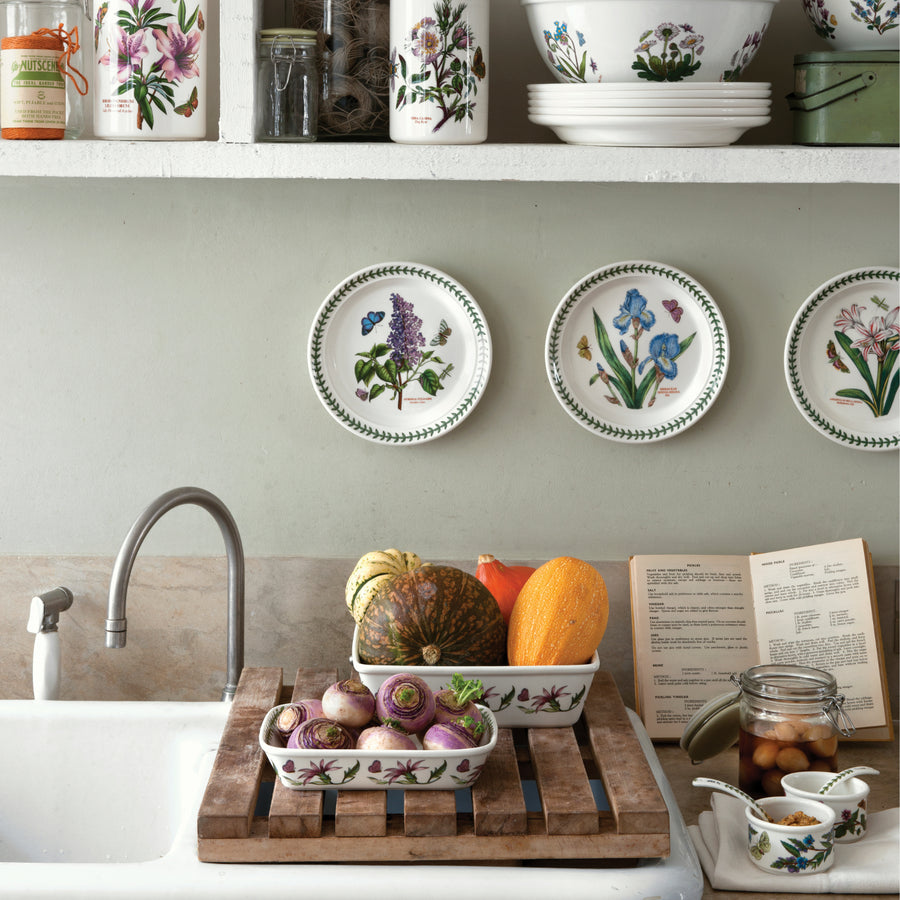 Portmeirion Botanic Garden Salad Plate, Set of 6 (Mandarin-shape)