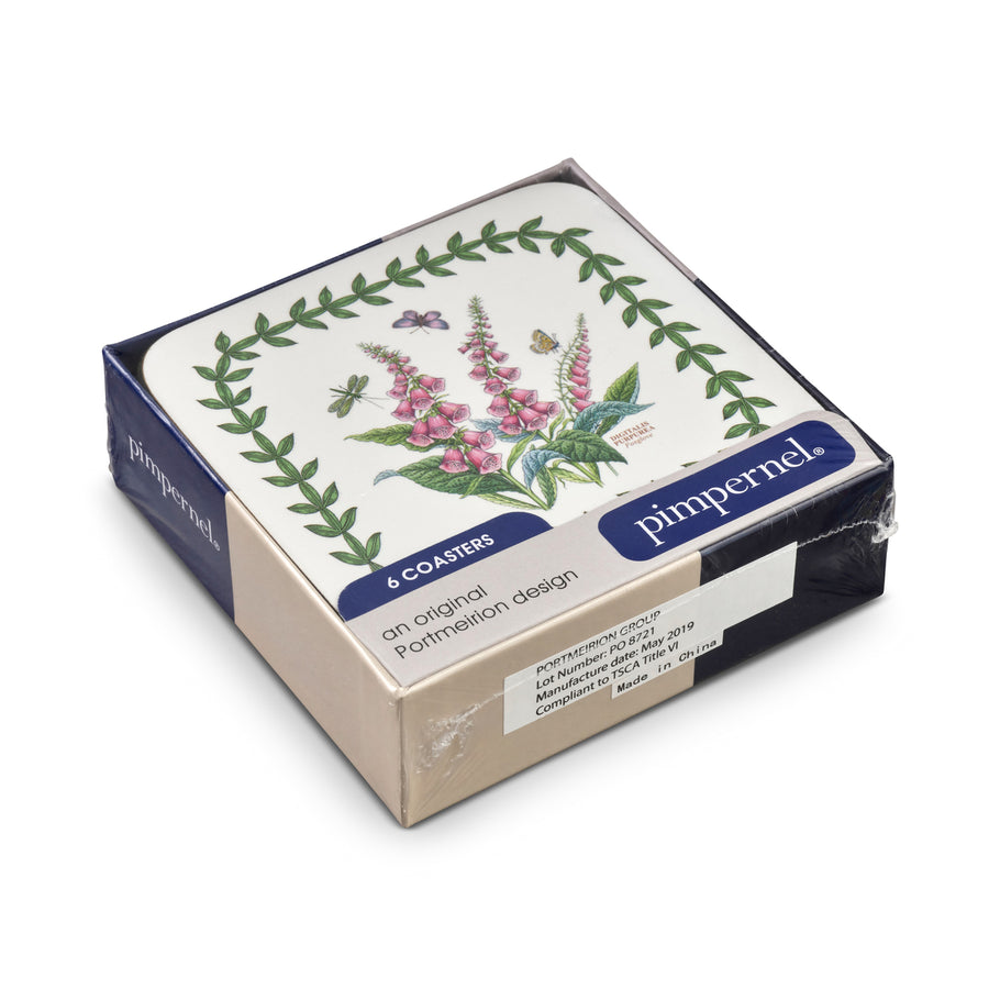 Pimpernel Botanic Garden Coasters, Set of 6