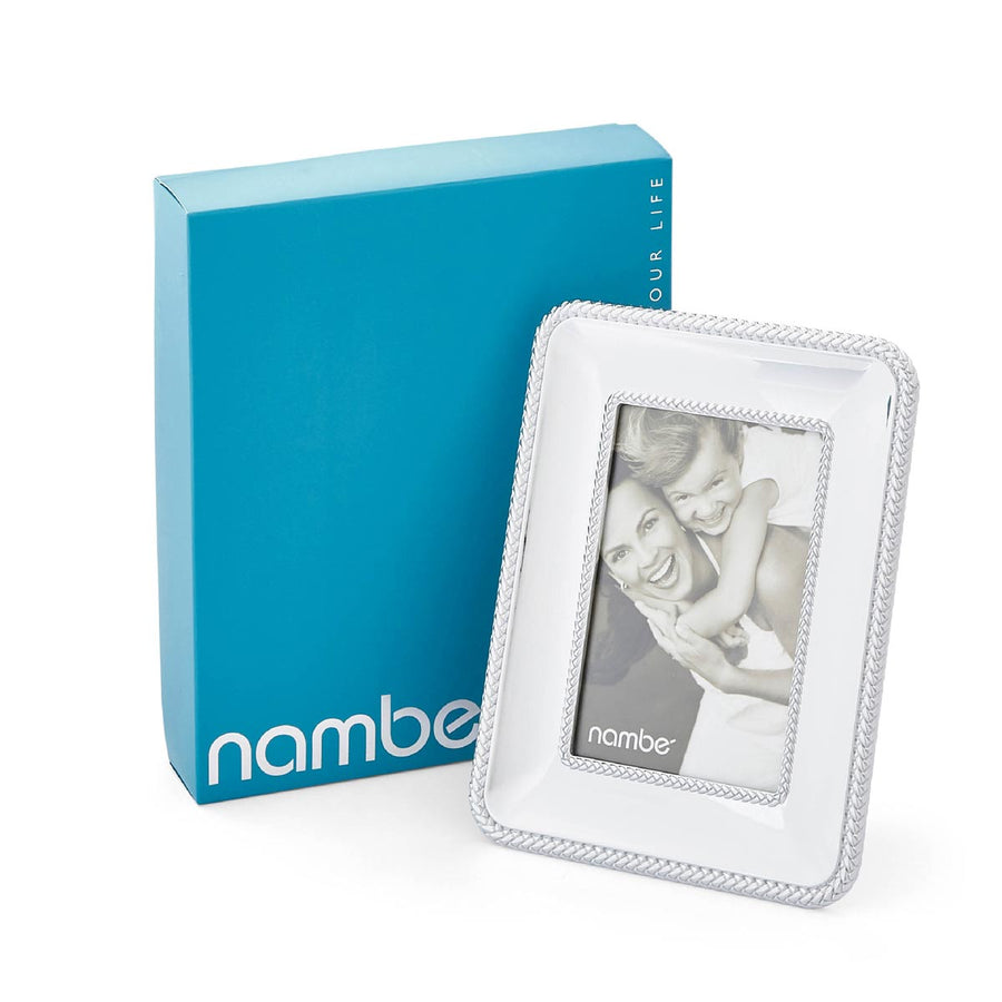 Nambe Braid Picture Photo Frame