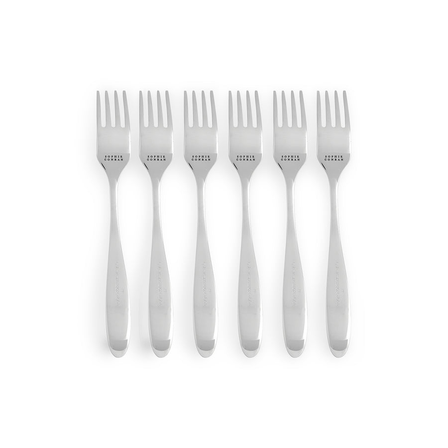 Portmeirion Sophie Conran Floret Cocktail Forks, Set of 6