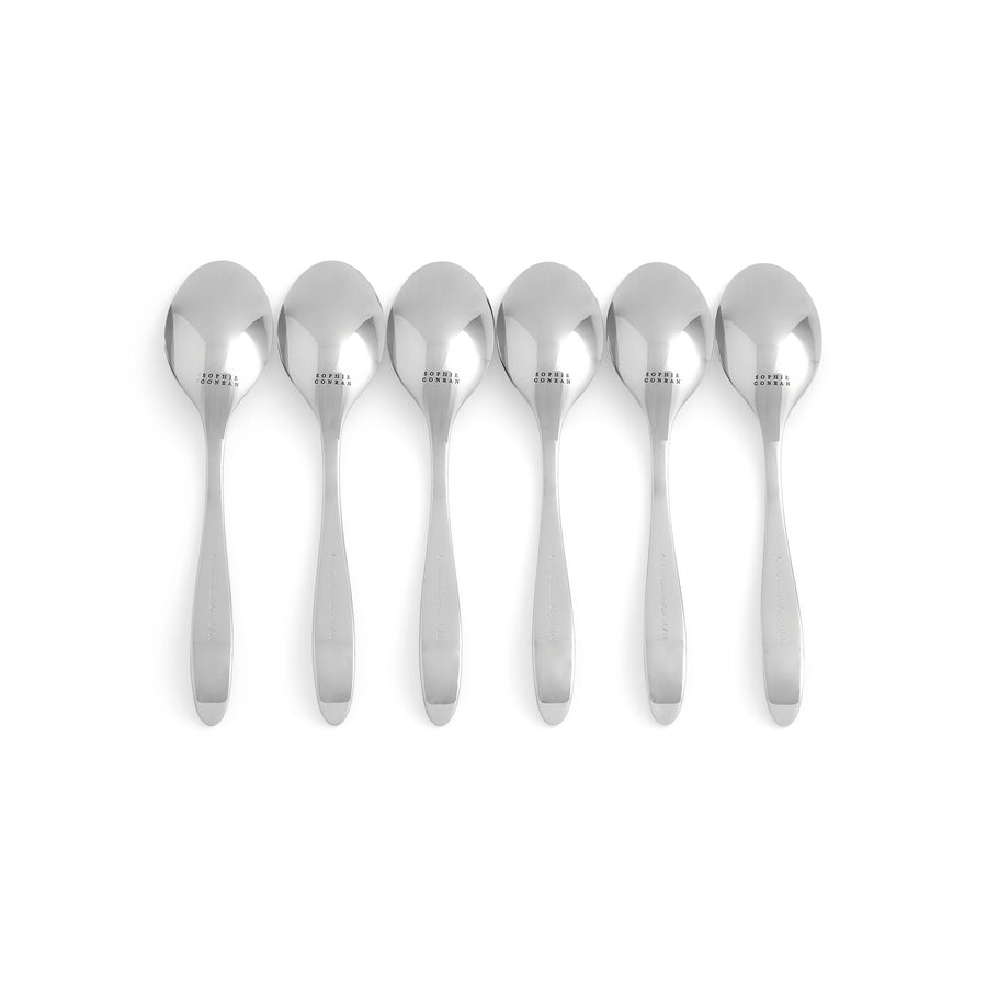 Portmeirion Sophie Conran Floret Dessert Spoons, Set of 6
