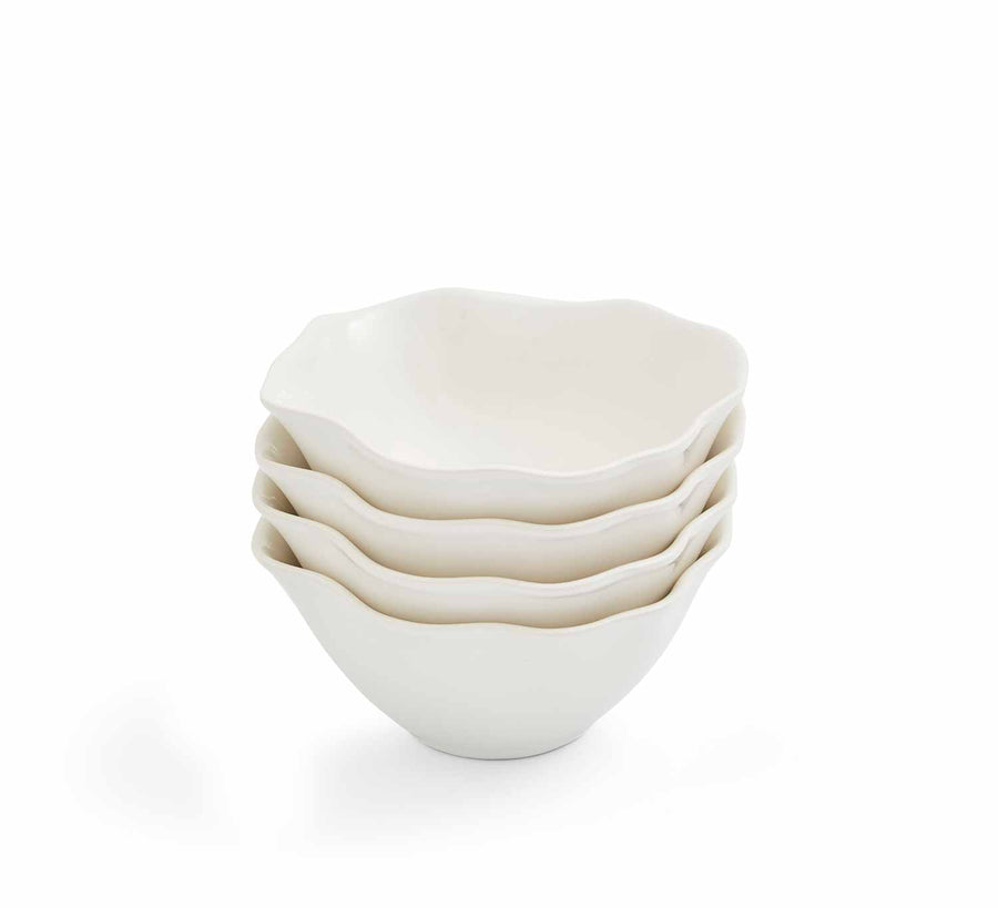 Portmeirion Sophie Conran Floret Creamy White Bowl, Set of 4