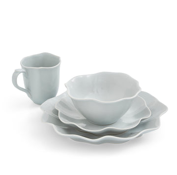 Portmeirion Sophie Conran Floret Dove Grey 4-Piece Place Setting