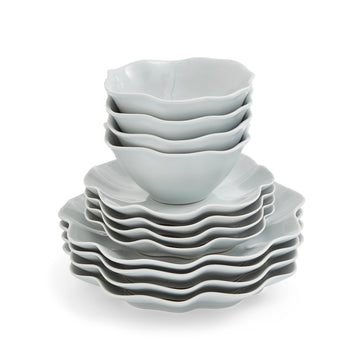 Portmeirion Sophie Conran Floret Dove Grey 12 Piece Set