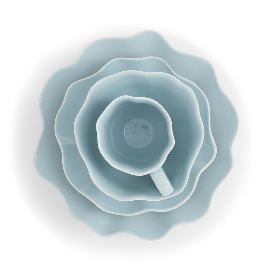 Portmeirion Sophie Conran Floret Robins Egg Blue 4-Piece Place Setting
