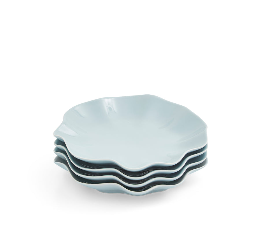 Portmeirion Sophie Conran Floret Robins Egg Salad Plate, Set of 4