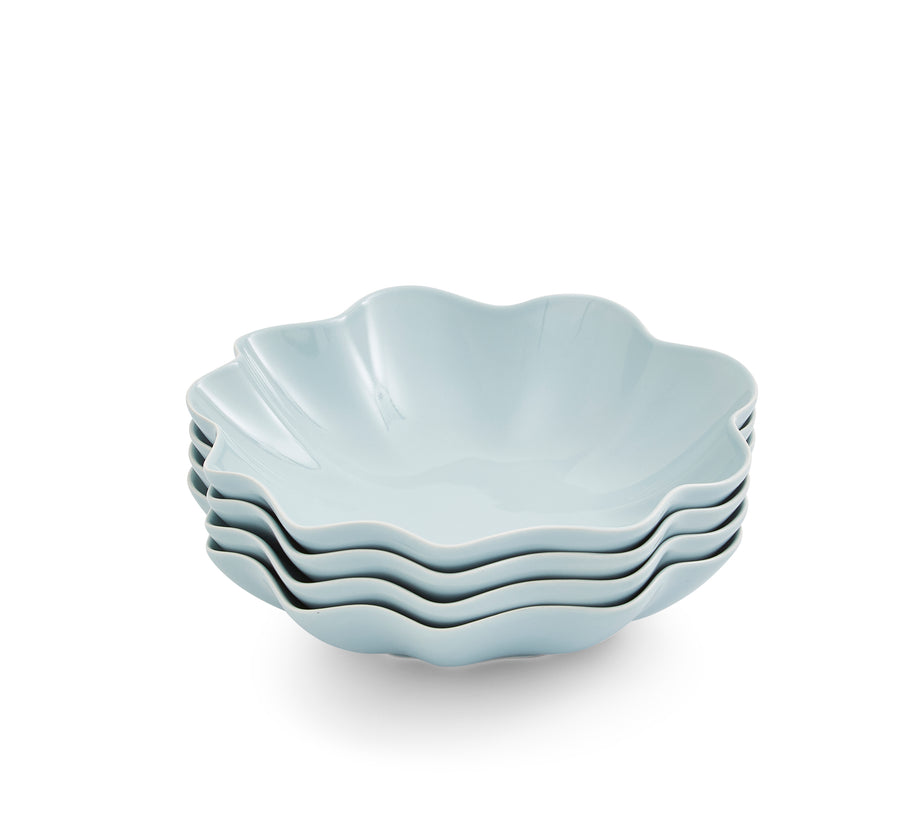 Portmeirion Sophie Conran Floret Robins Egg Pasta Bowl, Set of 4