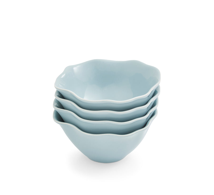 Portmeirion Sophie Conran Floret Robins Egg Bowl, Set of 4