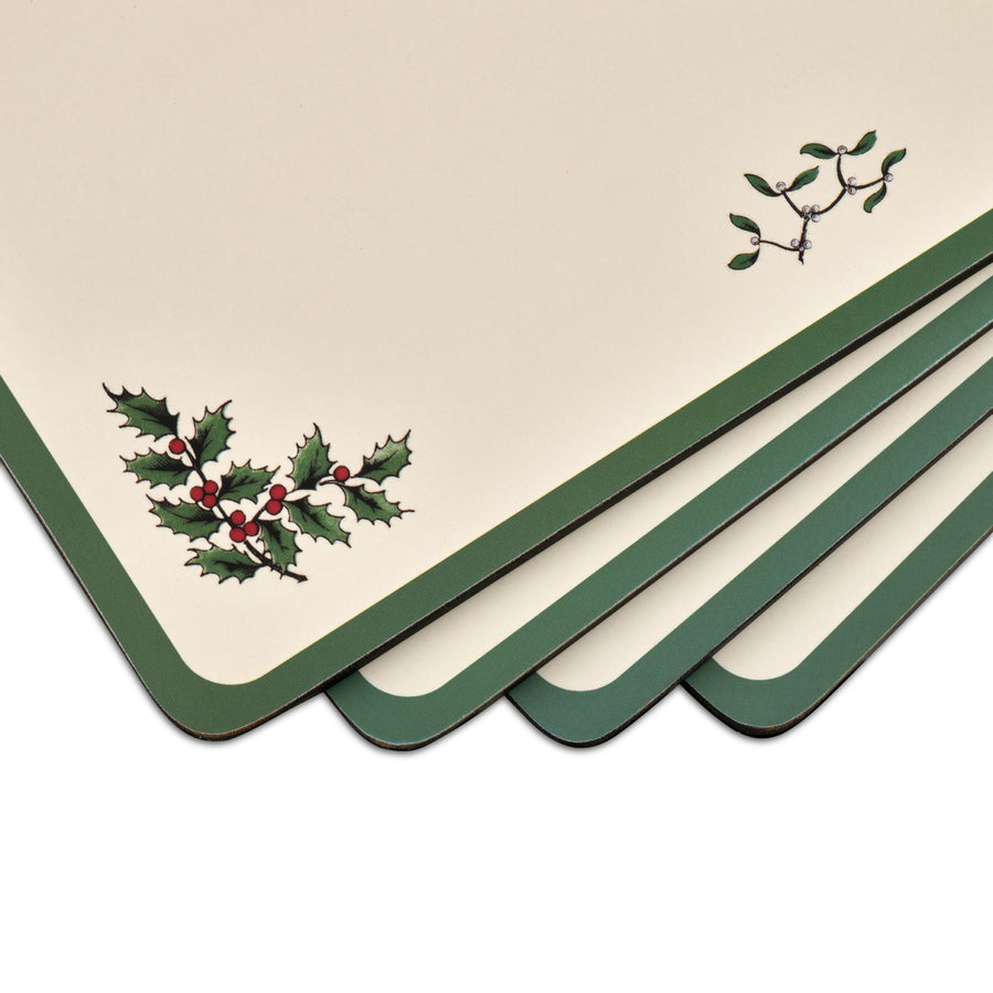 Spode Pimpernel Christmas Tree Placemats, Set of 4