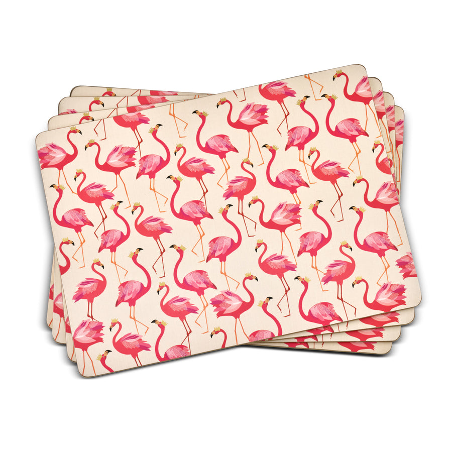 Pimpernel Sara Miller Flamingo Placemats, Set of 4
