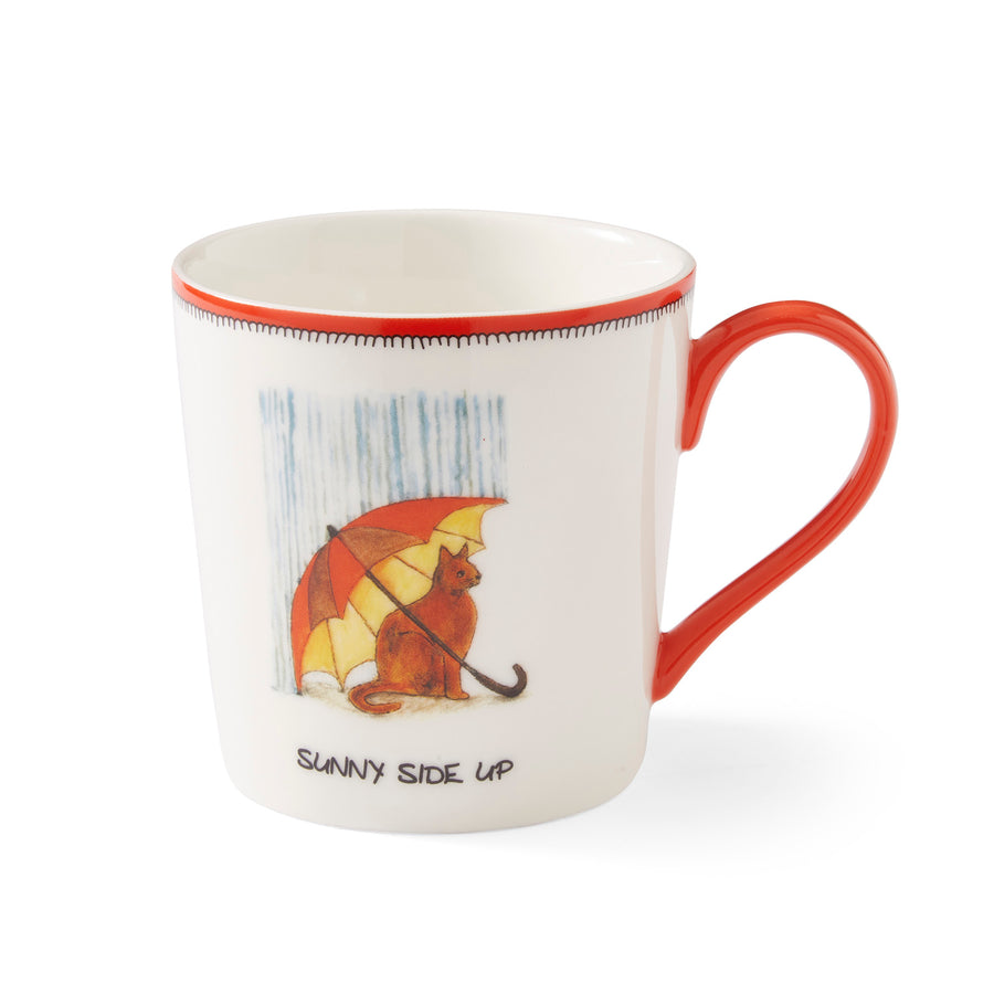 Spode Kit Kemp Sunny Side Up Doodles Mug