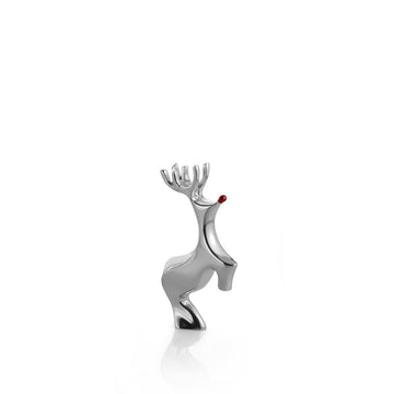 Nambe Miniature Red-Nosed Reindeer