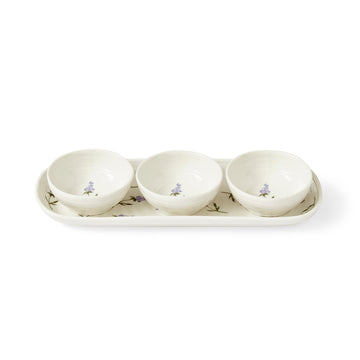 Portmeirion Sophie Conran Lavandula Bowl and Tray Set