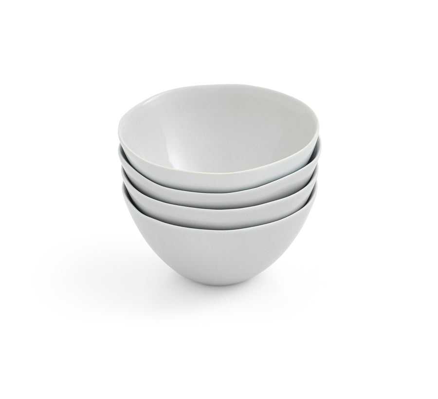 Portmeirion Sophie Conran Arbor Dove Grey Bowl, Set of 4 Dinnerware