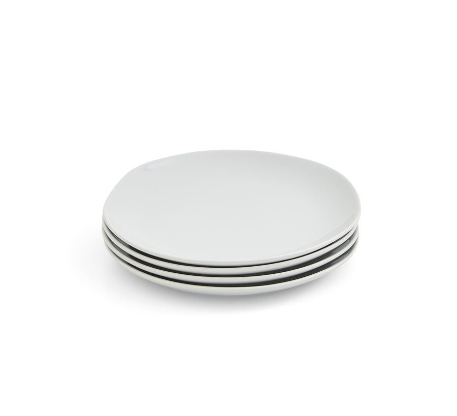 Portmeirion Sophie Conran Arbor Dove Grey Salad Plate, Set of 4 Dinnerware
