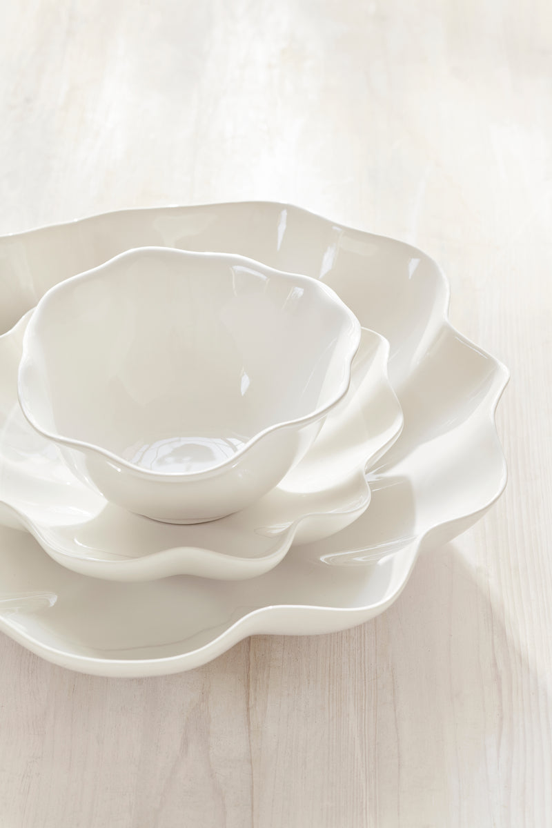 Portmeirion Sophie Conran Floret Creamy White 4 Piece Place Setting