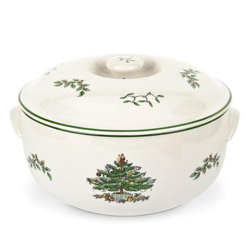 Spode Christmas Tree Round Casserole