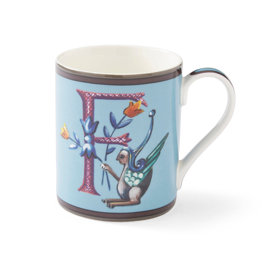 Spode Kit Kemp Alphabet Mugs_Letter F